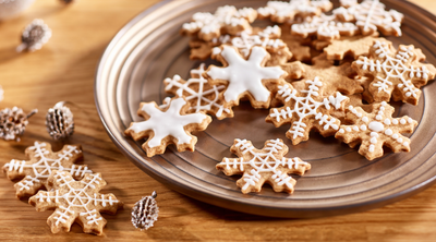 RECIPE: Cinnamon Snowflake Shortbread Cookies