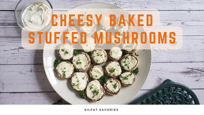 Cheesy Baked Stuffed Mushrooms
