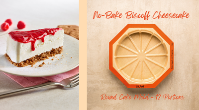 RECIPE: No-Bake Biscoff Cheesecake with Silpat Cake Mold