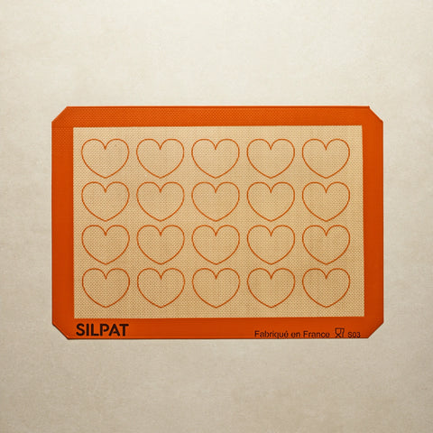 Silpat 20 Heart Half Size - Limited Edition